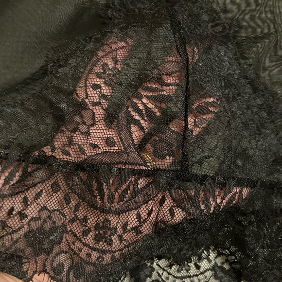 NWT Oh La La Cheri 2pc Black Babydoll set 4X - Picture 5 of 11